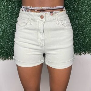 Teal shorts from forever21